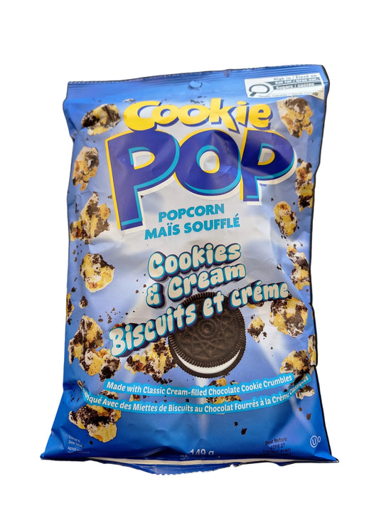 Cookie Pop Cookies & Cream Popcorn