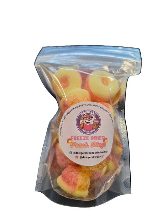 Dawgers Freeze Dried Peach Rings