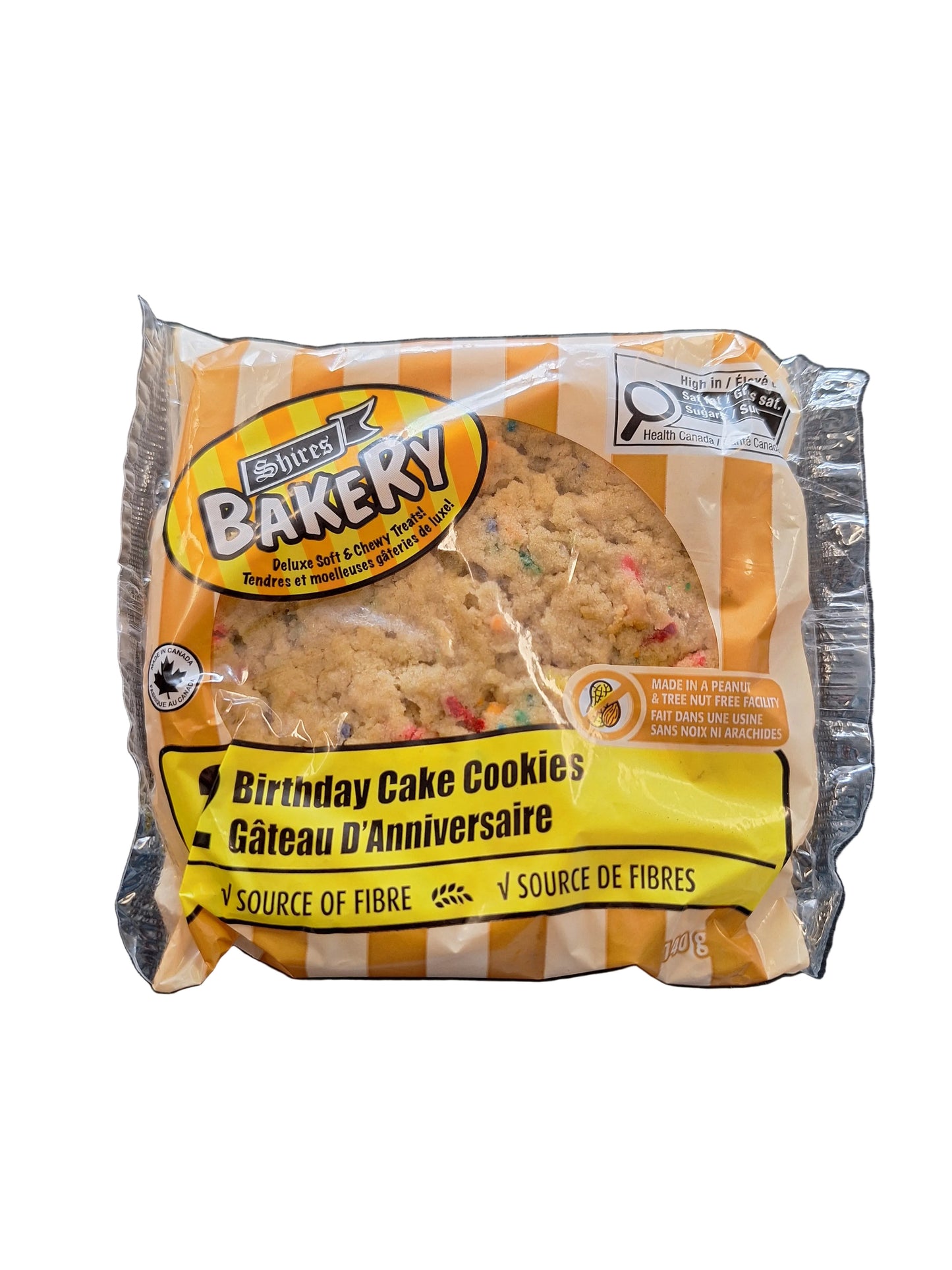 Shires Bakery Birthday Cake Cookies (2 Per Pack)