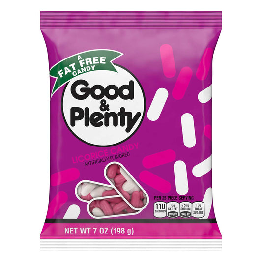 Good and Plenty Fat Free Licorice Chewy Candy
