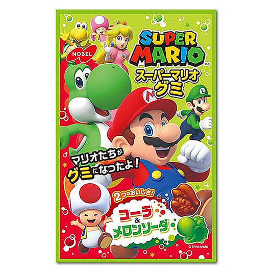 Super Mario Gummy Cola & Melon soda Flavour