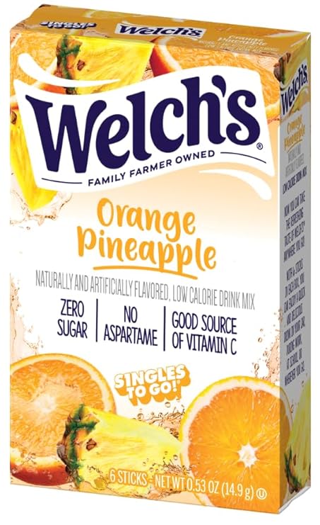 Welchs Zero Sugar - Orange Pineapple Drink Mix