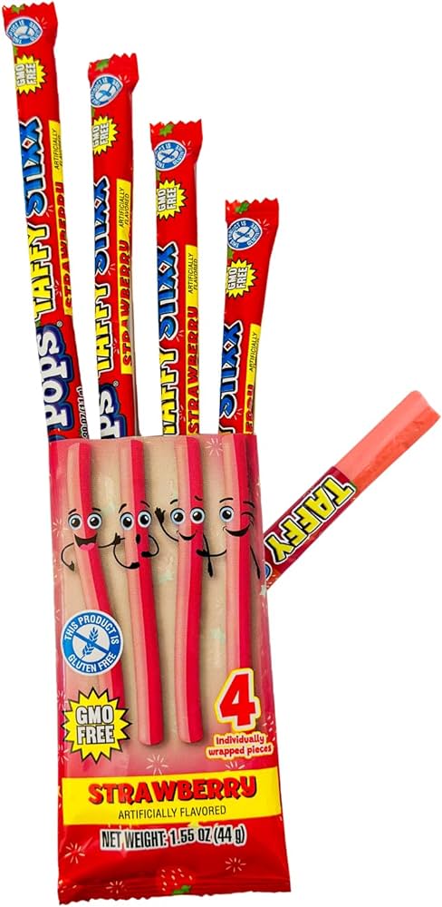 Top Pops Taffy Stixx - Strawberry