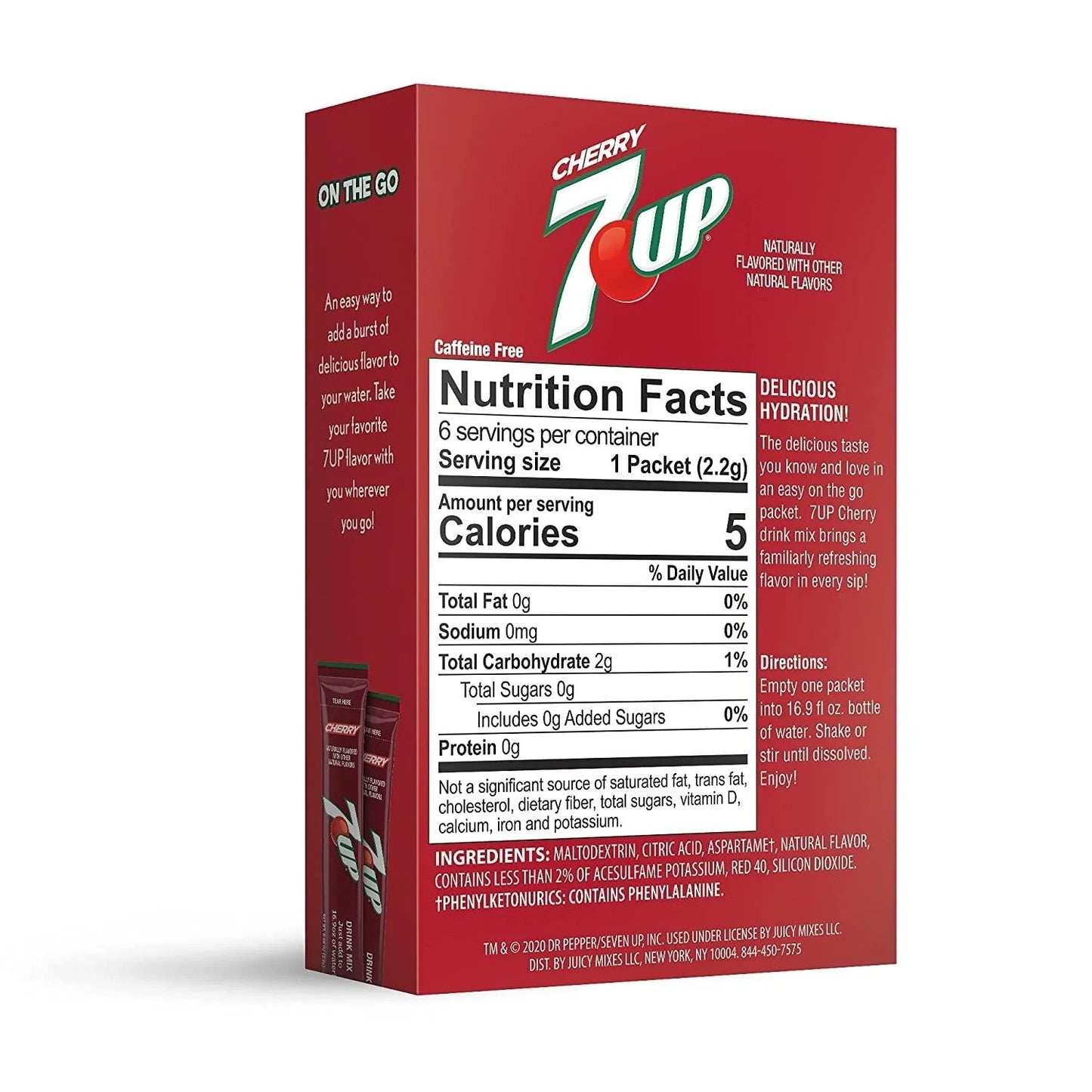 7up, sugar Free, Cherry, singles to go, rink mix, sweetescapes.ca
