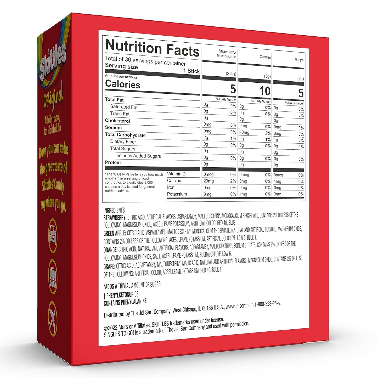 Sweet Escapes, Drink mix, Singles to go, Sugar Free