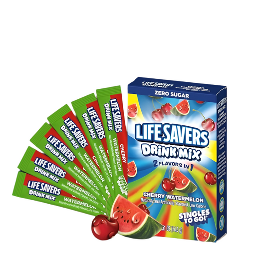 Lifesavers Singles to Go Powdered Drink Mix, Cherry Watermelon