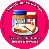 Peanut Butter & Jam Cotton Candy