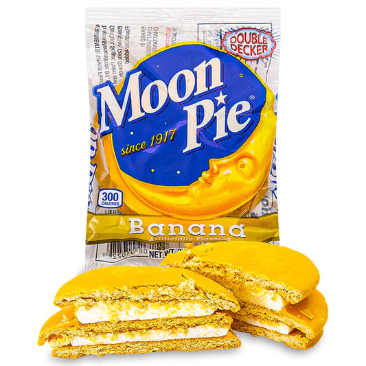 Moon Pie Double Decker Banana Marshmallow Sandwich - 79g