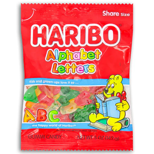Haribo Alphabet Letters Gummi Candy