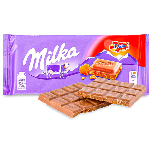 Milka Daim Chocolate Bar