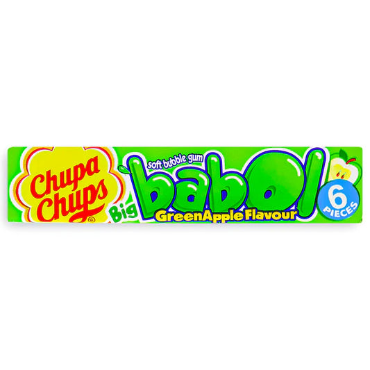 Chupa Chups Big Babol Bubble Gum Green Apple
