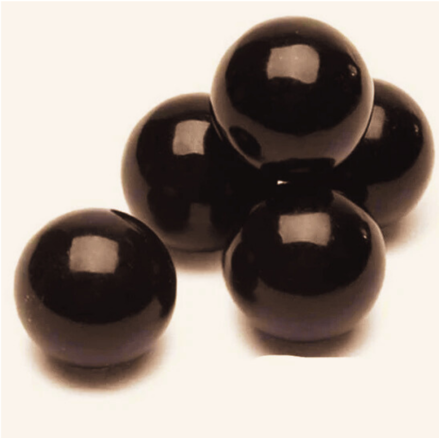 Licorice Black Balls Jawbreakers 100g - Toonie Treat Bag