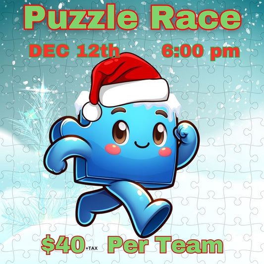 Puzzle Race - December 12th 6pm - (1 purchase is for a team play)