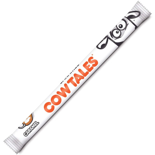 Cow Tales caramel candy wrapper
