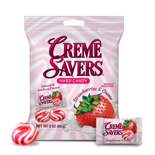 Creme Savers Peg Bag - Strawberries & Creme