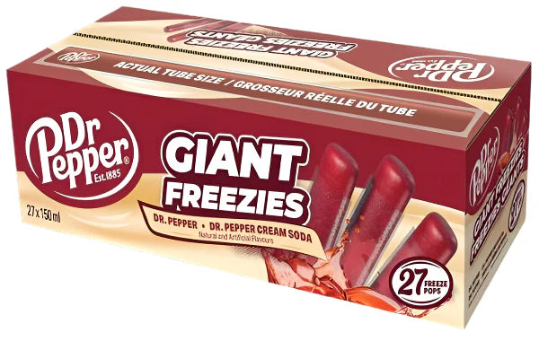 Dr Pepper or Cream Soda Giant Freezie (1)