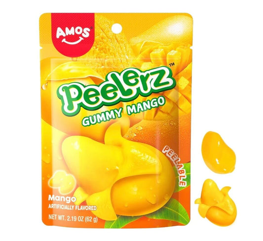 Amos Peelerz Gummy Mango- 6oz