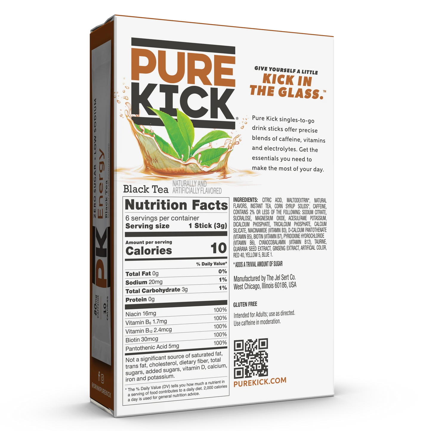 Pure Kick Singles To Go Black Tea