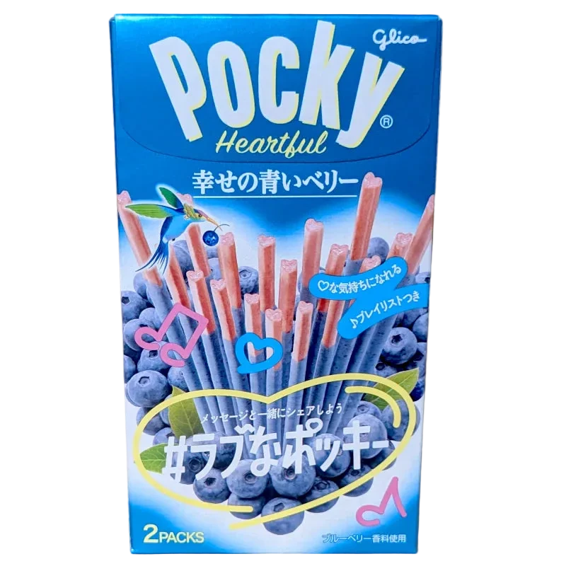 Pocky Heartful Blueberry - Limited Edition (Japan) - 40g