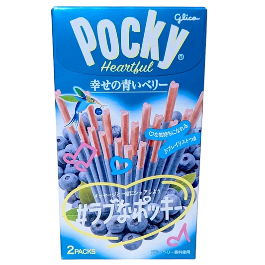 Pocky Heartful Blueberry - Limited Edition (Japan) - 40g
