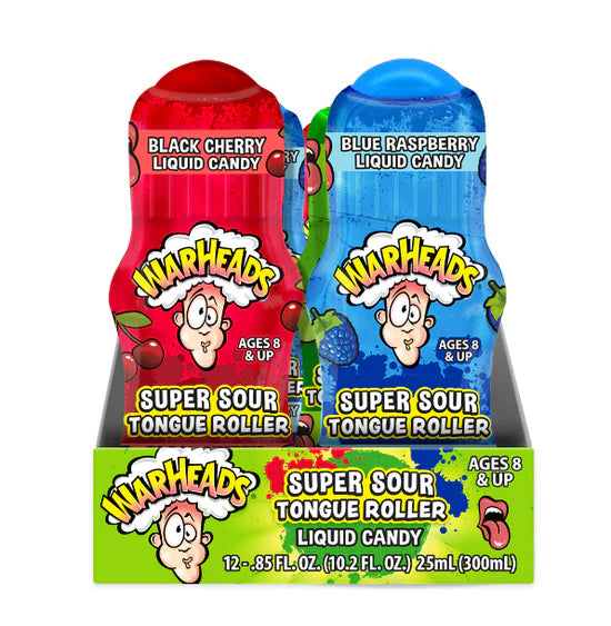 Warheads Super Sour Tongue Rollers