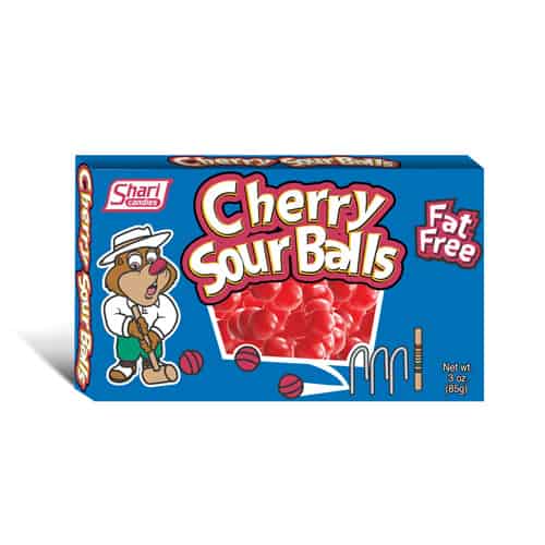 Shari Cherry Sour Balls