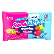 Wonka Sweetarts Gummies Fruity Splitz - Share Size