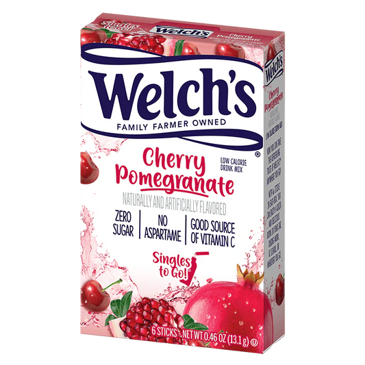 Welch's Singles To Go Water Drink Mix - Cherry Pomegranate