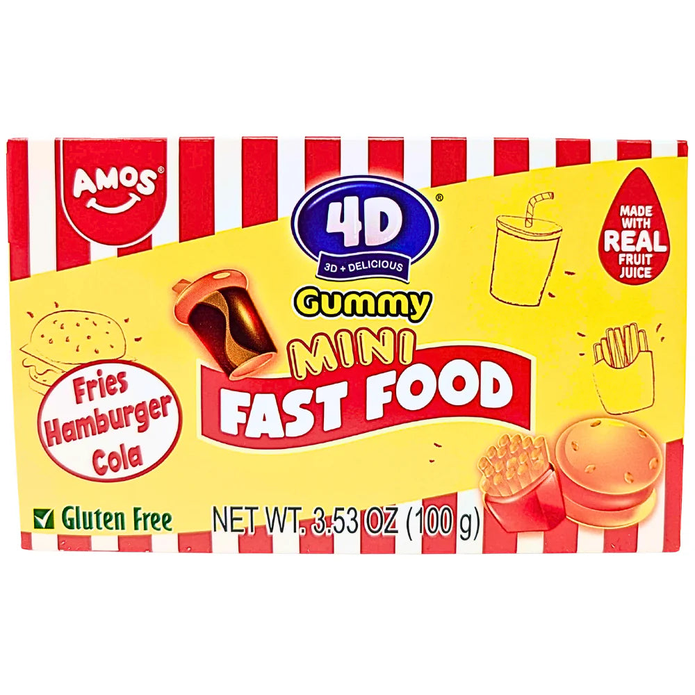 Amos 4D Gummy Mini Fast Food Theatre Box