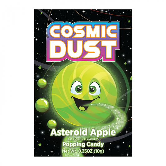 Cosmic Dust Asteroid Apple Popping Candy - 0.35oz (10g)