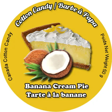 Banana Cream Pie Cotton Candy