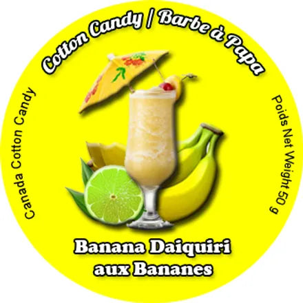 Banana Daiquiri Cotton Candy