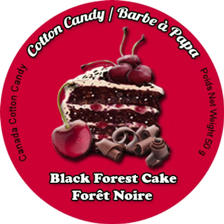 Black Forest Cake Cotton Candy