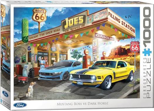Ford Boss VS. Dark Horse 1000 Piece Puzzle Eurographics