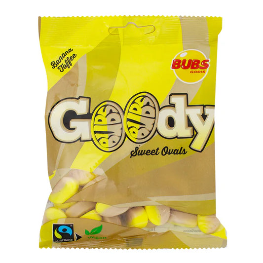 Bubs Goody Banana Toffee Ovals (Sweden) - 90g