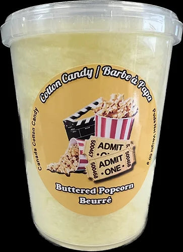 Buttered Popcorn Cotton Candy
