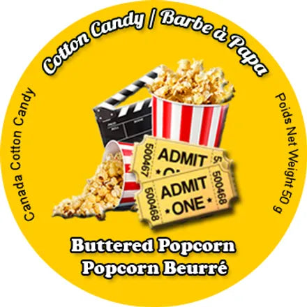 Buttered Popcorn Cotton Candy