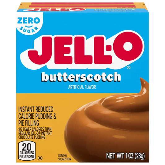 Jell-O Sugar Free Butterscotch Instant Pudding