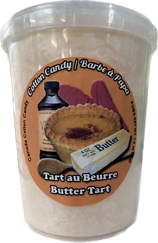 Butter Tart Cotton Candy