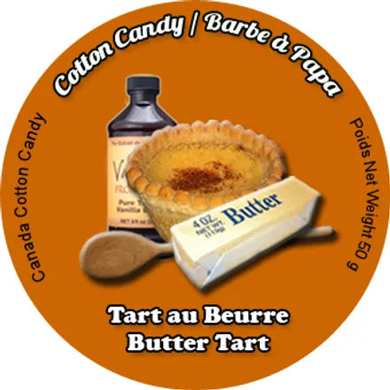 Butter Tart Cotton Candy