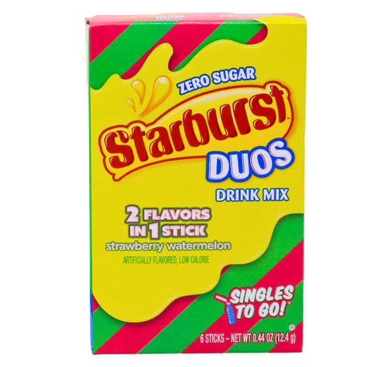 Starburst Duos Single to Go - Strawberry Watermelon Drink Mix