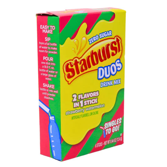 Starburst Duos Single to Go - Strawberry Watermelon Drink Mix