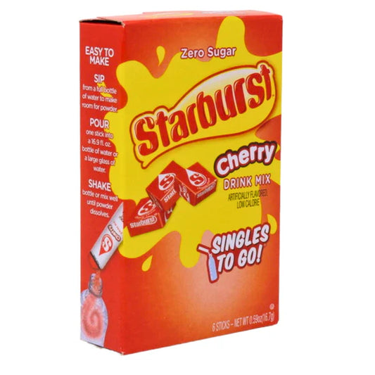 Starburst Singles To Go Drink Mix-Cherry