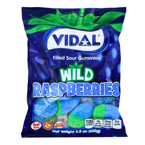 Vidal Sour Wild Raspberries Gummies