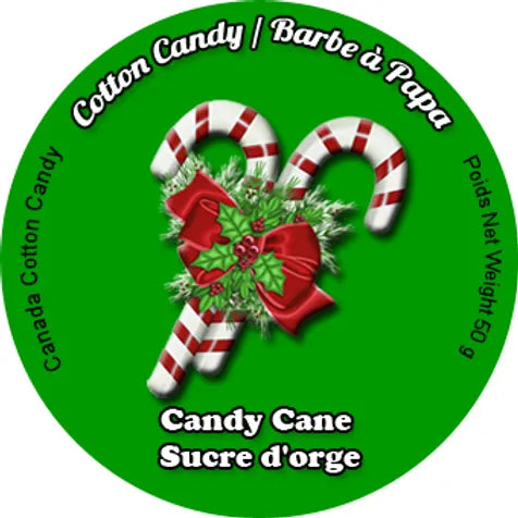 Candy Cane Cotton Candy