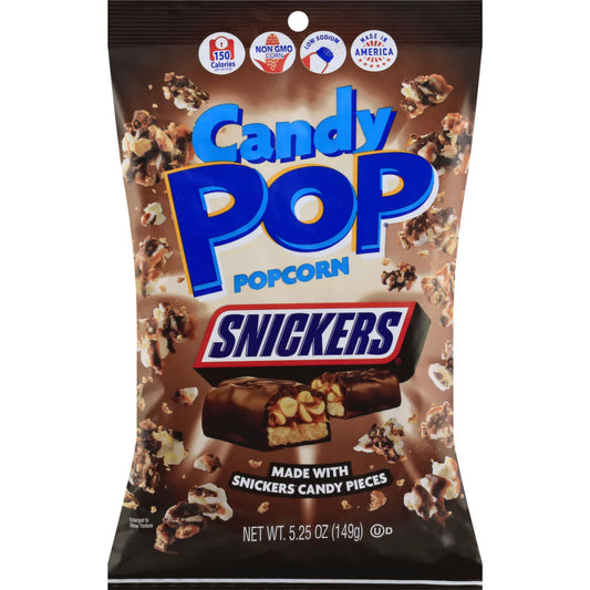 Candy Pop Snickers Popcorn