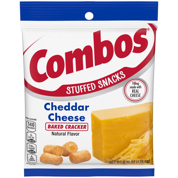Combos Cheddar Cheese Cracker Snacks