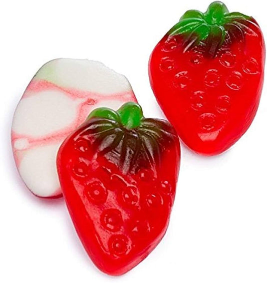 Gummy Strawberries with Cream