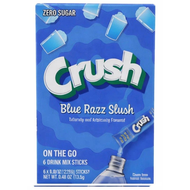 Crush Blue Razz Slush Zero Sugar Drink Mix