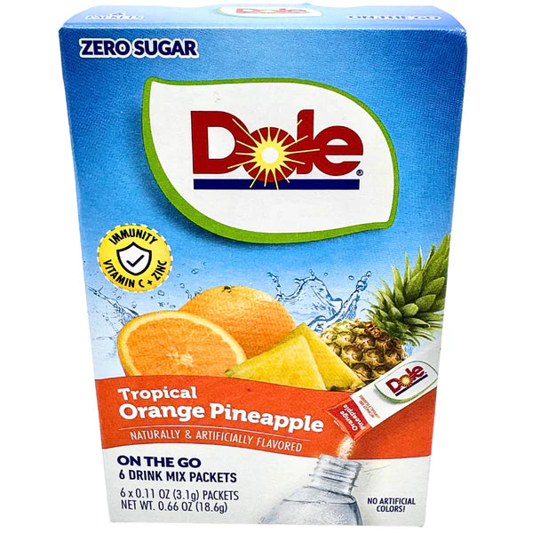 Dole Singles Drink Mix Tropical Orange Pineapple – Sweet Escapes